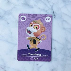 Nintendo Animal Crossing Tiansheng 435 amiibo card Brand New